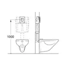Комплект Grohe Set Унітаз QUADRO-0301-T3 + Інсталяція 38536001 + панель 38732000 (38536001QUADRO030 (38536001QUADRO0301T3)