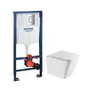 Комплект Grohe Set Унітаз QUADRO-0301-R + Інсталяція Grohe Rapid SL 38772001 (38772001QUADRO0301R)