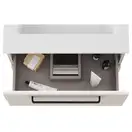 Комплект мебели 60 см Devit Fresh, бежевый матовый, ручки чёрные 088724V
