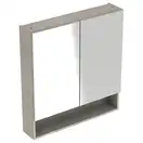 Зеркальный шкафчик Geberit Selnova Square 58,8 х 17,5 х h85 см, орех светлый (501.267.00.1)