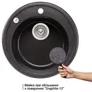 Lidz D510/200 GRF-13 Кухонна мийка, графіт (LIDZGRF13D510200)