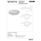 Мильниця (скло) 104108044 White Bemeta Чехія