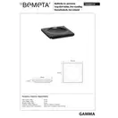 145608310 Gamma Мильниця окремостояча чорна Bemeta Чехія (145608310)