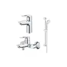 Набір змішувачів для ванни Grohe BauLoop, хром (UA123214S0)