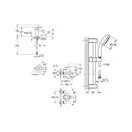 Набір змішувачів для ванни Grohe BauLoop, хром (UA123214S0)