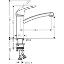 Набір змішувачів для ванни Hansgrohe EcoSmart Logis / Focus 100 (71104 + 7140 + 31806 + 26534400), хром (20200012)
