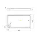 піддон Omnires Camden 90x140 (CAMDEN90/140/PBP)