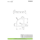 Душовий піддон Patmos A 80x80 см, RADAWAY (4S88155-03)