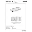 Поличка для мила 102308082 Cytro хром/блиск Bemeta Чехія