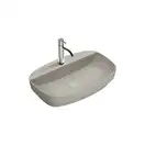 Раковина полувстраиваемая Catalano Green Lux Сolori 42 х 60 х h14 см, цвет - серый матовый 165GRLXNCS