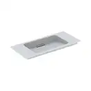 Умивальник накладний Geberit One 90 см, білий KeraTect / глянсовий хром (500.395.01.1)