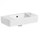 Маленькая (мини) раковина Geberit Selnova Compact 50 х 25 см, с 1 отверстием под смеситель справа (501.507.00.1)