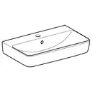Раковина подвесная Geberit Selnova Compact 60 х 37 см, с 1 отверстием под смеситель (501.511.00.1)