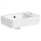 Маленькая (мини) раковина Geberit Selnova Compact 40 х 25 см, с 1 отверстием под смеситель справа (501.517.00.1)