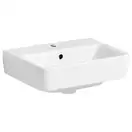 Маленькая (мини) раковина Geberit Selnova Compact 45 х 34 см, с 1 отверстием под смеситель (501.548.00.1)