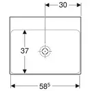 Раковина Geberit One 60 х 48 см 505.021.01.1