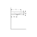 Раковина Geberit One 50 х 41 см 505.021.01.6