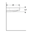 Раковина Geberit One 60 х 48 см 505.034.00.1