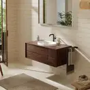 Раковина, що вбудовується на стільницю зверху 40 х 55 см (покрите SmartClean) Hansgrohe Xuniva D  61058450