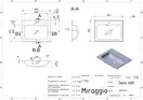 MIRAGGIO DELLA Умывальник 600, белый (0000176)