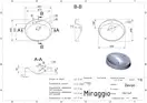MIRAGGIO Умивальник DEVON MATT (0000649)