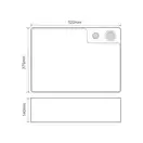 MIXXUS PREMIUM STYLE-0201 Раковина накладна, біла (MP6511)
