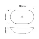 MIXXUS PREMIUM WAVE-0106, накладна раковина, мармур (MP6560)