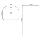 MIXXUS PREMIUM DIVERSE-1102 Раковина моноблок, мармурова (MP6576)