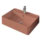 Умивальник на стільницю Nic Design Semplice 60х45х16 см з отвором під змішувач, Fard глянець C/F (001384072 CF)