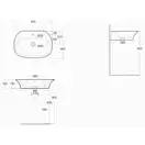 Раковина подвесная Rak Ceramics Sensation 65 х 46 см (SENWB6501AWHA)