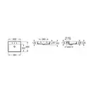 Умивальник підвісний Roca Inspira Square, 60х49 (A32752C000)