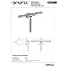 104237012 Omega шкребок для скла  Bemeta (104237012)