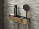 Лейка для душа Hansgrohe Pulsify Select EcoSmart (цвет - шлифованная бронза), 3 вида струи Relaxation 24111140