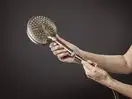 Лейка для душа Hansgrohe Raindance Select S PowderRain (цвет - шлифованная бронза), 3 вида струи 26014140