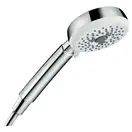 Ручний душ Hansgrohe Crometta 100 Multi EcoSmart 9л / хв, білий / хром (26826400)