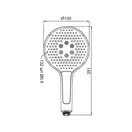 Лійка для душу Koer KP-0401-05 (3 функції) (KR4981)