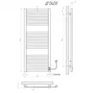 Рушникосушарка KOSSER Герда 1200х500 ER (ДГ04ER)