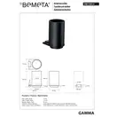 108110010 Galla:Тримач зубних щіток, стакан Bemeta Чехія (108110010)