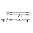 Hansgrohe RainDrain Compact Трап для душу, нерж. сталь (56168800)