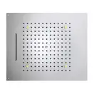 Верхній душ BOSSINI Dream / 2 дощ, каскад, 4RGB LED, для підвісної стелі 57x 47сm, хром (H38905000030016)