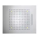 Верхній душ BOSSINI Dream / 2 дощ, водоспад, 4RGB LED, для підвісної стелі 57x 47сm, хром (H38906000030016)