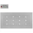 Верхній душ BOSSINI DREAM-XL RECTANGULAR, 12LED (червоний), для підвісної стелі 100x50сm, хром (WI0382000030116)