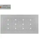 Верхній душ BOSSINI DREAM-XL RECTANGULAR, 12LED (помаранчевий), для підвісної стелі 100x50сm, хром (WI0382000030416)