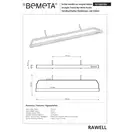 101204164 Rawell Тримач рушників на радіатор, білий Bemeta Чехія (101204164)