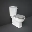 Унитаз-компакт Rak Ceramics Washington, без сиденья и бачка, белый глянец (WT11AWHA)