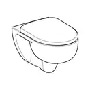 Geberit Selnova Унітаз підвісний безобідковий, білий (503.083.00.1)