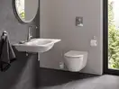 Унитаз подвесной безободковый Grohe Essence с сиденьем Soft Close (3957100H+39577000) фото 3 Aquada.com.ua