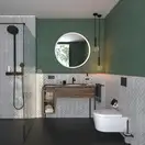 Унітаз підвісний AquaFall Flush (безободковий) Hansgrohe EluPura S в комплекті з сидінням SoftClose  60193450 + 60148450