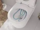 Унітаз підвісний AquaFall Flush (безободковий) Hansgrohe EluPura S (БЕЗ СИДІННЯ)  60193450