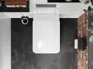 Унітаз підвісний AquaFall Flush (безободковий) Hansgrohe EluPura Q у комплекті з сидінням SoftClose  60194450 + 60150450